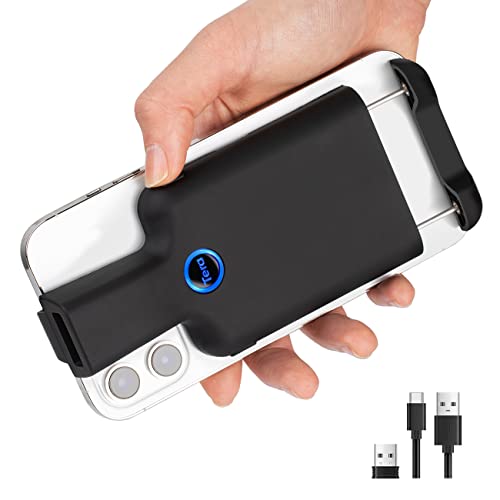 【Design con clip posteriore retrattile per smartphone】 Lo scanner di codici a barre Tera con clip posteriore retrattile può essere facilmente installato su smartphone lunghi 14,73-17,02 cm. Coperto da un morbido strato protettivo sulla clip, il supporto non danneggerà il tuo telefono. Questo scanner leggero pesa solo 90 g, rendendolo facile da portare con te.
