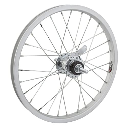 WheelMaster 16in Juvenile Rear Wheel B/O 3/8inx110mm 28H Coaster Brake Silver