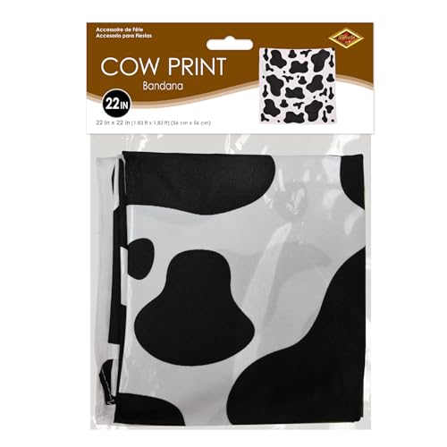 Image of Cow Print Bandana Party Accessory (1 count)