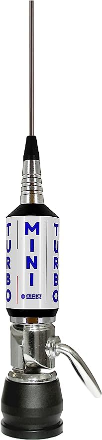 SIRIO MINI TURBO 'L' PL ANTENNA VEICOLARE PER CB LUNGHEZZA: 1650mm POTENZA MASSIMA: 1000W… (WHITE)
