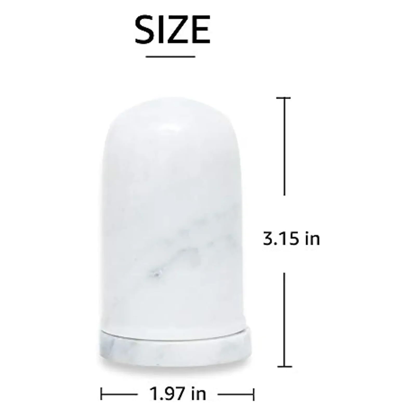 Caso Stuzzicadenti Porta stuzzicadenti in marmo da 1 pezzo con coperchio dispenser in porcellana, scatola for bastoncini cocktail, serbatoio di stoccaggio for cotone for hotel