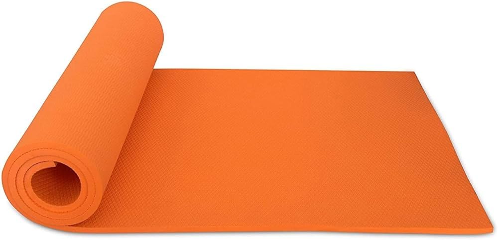 Imported Non-slip Yoga Mat for Men & Women Fitness | Yoga Mat for Gym Workout and Exercise, pack of 1 (Orange) (B0CX91SBQV) Amazon Price History, Amazon Price Tracker