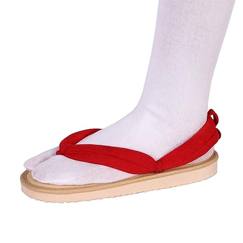 Image of UZAIN Anime Cosplay Clog Shoes Cosplay Sandal Prop Oshitari with Socks
