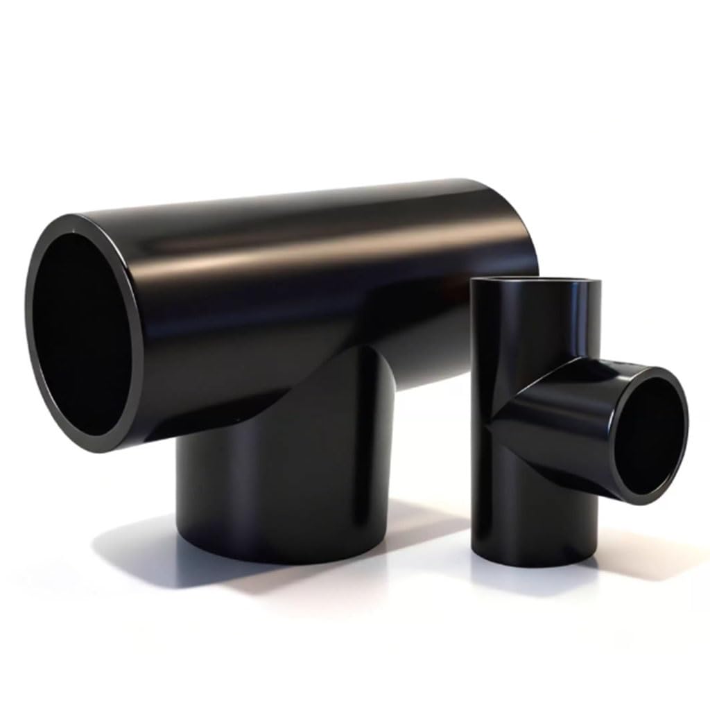 4Pcs Black T-Shirt PVC 3-Way Elbow Connector 20/25mm for Support Structures ﻿(25mm)