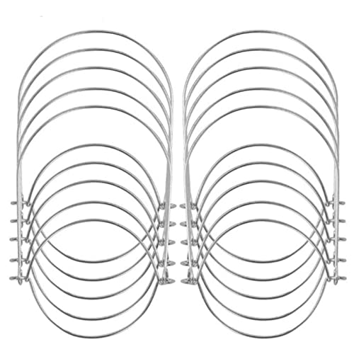 Asas de alambre de acero inoxidable | Asas de fácil mango para tarro Mason, asas de alambre para tarro Mason, tarro de pinta de bola, tarro de cuarto de galón, tarros de conserva, color plateado,