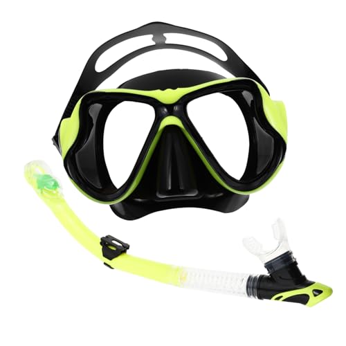 Mipcase Ergonomic Adult Snorkeling Mask Snorkel Impact-Resistant Set for Comfortable Norkeling