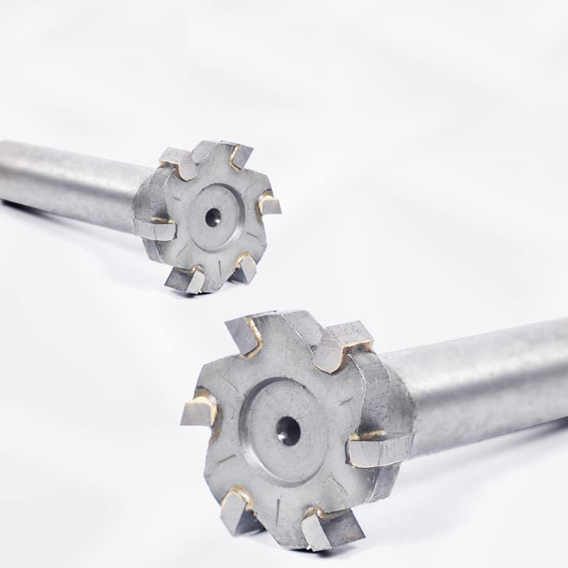 KLOT Welding Carbide Tipped T Slot Milling Cutter 10mm-100mm Keyway/T Groove (2pcs 18 * 4 Shank 12*L70mm)