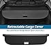 Motoforti Retractable Cargo Cover for Land Rover Range Rover Sport 2014-2021 Rear Trunk Luggage Security Shield Shade Privacy Screen Cover Parcel Shelf Waterproof Gloss Black