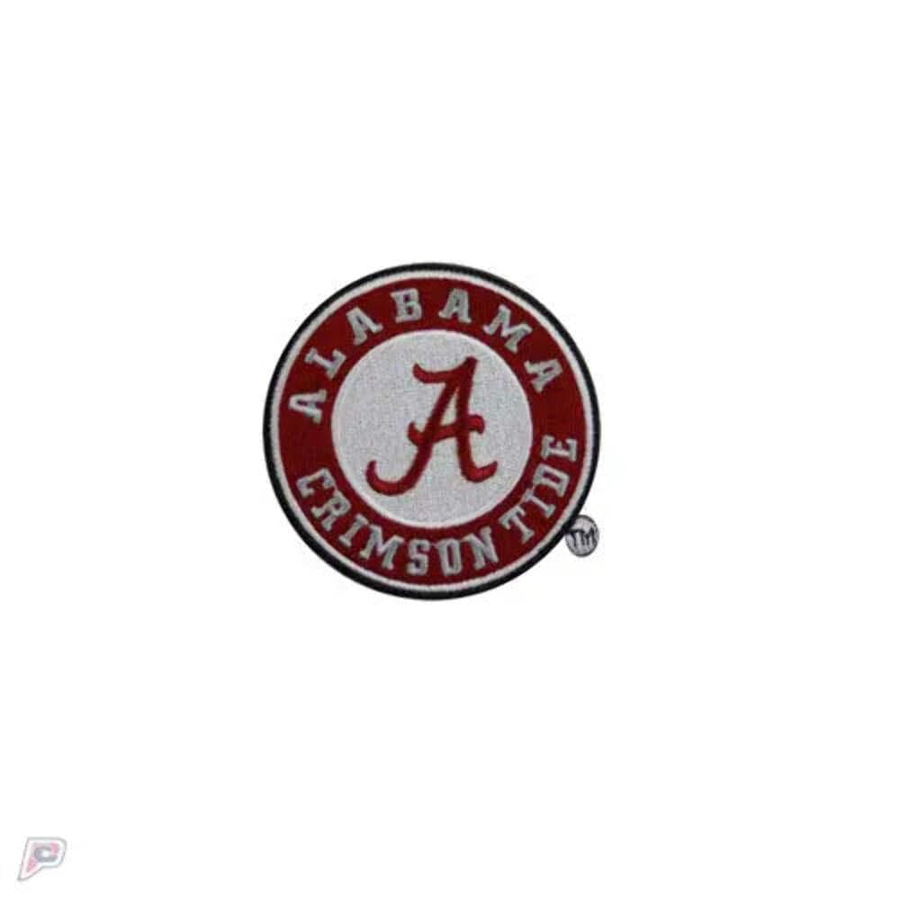 Alabama Crimson Tide Round Logo Iron On Embroidered Patch Small