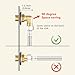 Wall Mount Commercial Faucet Installation kit,Lead-Free 90 dergee backsplash Mount Set for Stainless Steel Commercial Kitchen Prep & Utility Sink, 2 Pack