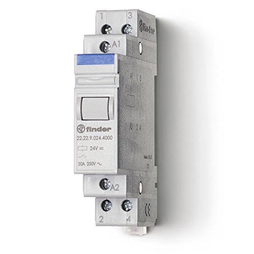 Preisvergleich Produktbild 22.22.9.024.4000 Relay installation DPST-NO Ucoil24VDC Mounting DIN FINDER