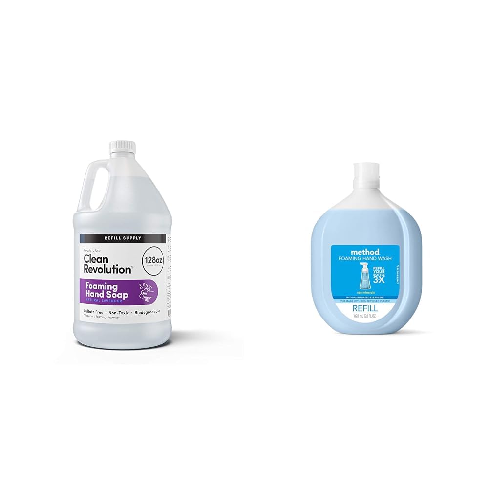 Clean Revolution Foaming Hand Soap Refill Supply Container