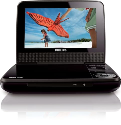 Philips PET741B/37 Portable DVD Player with 7-Inch LCD, Black (2009 Model)