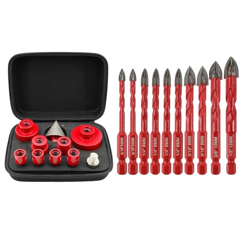 Set de brocas de diamante y carburo FOCSTOL 17 piezas miniatura 1