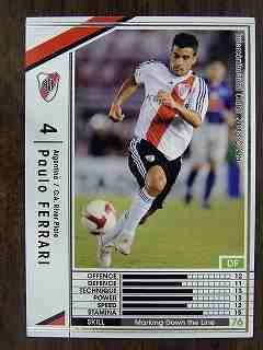 Amazon.co.jp: WCCF 08-09白黒カード 18 パウロ・フェラーリ : Toys