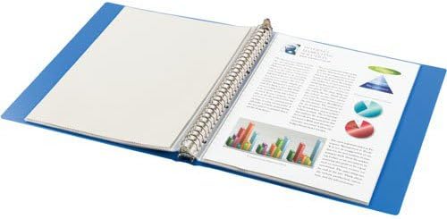 カウネット クリヤーブック差替桃A4縦背幅26mm30穴10冊