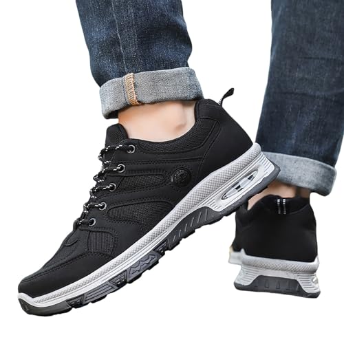 IWIHMIV Outdoor Hiking Shoes Trekking Shoes Non-Slip Waterproof Hiking Shoes for Mens Casual Hiking Trekking Shoes3