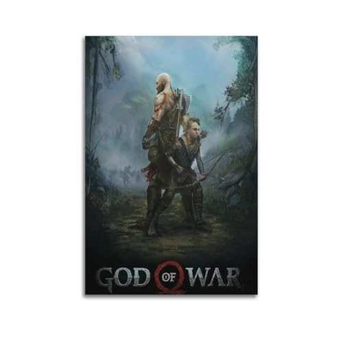 PXFJHGLKN Póster decorativo de God of War Game 22, lienzo decorativo para pared e imagen artística moderna para decoración de dormitorio familiar, 20 x 30 cm