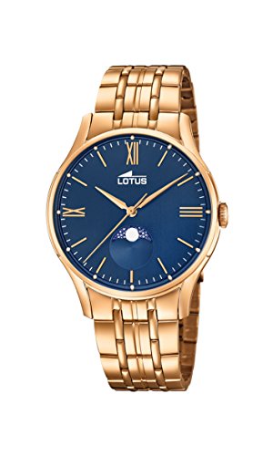 Montre-bracelet Lotus Klassik 18426/2 pour hommes avec cadran phase de la lune élégant