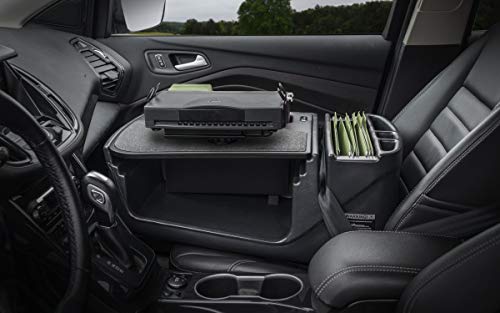Image of AutoExec AE-FMEF-PS-BT Efficiency FileMaster Car Desk for Your Vehicle Workstation and Mobile Office, Black with Printer Stand | Printer Stand, Vehicle Workstation, Mobile Office