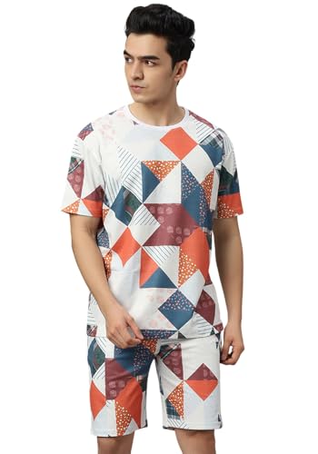 Image of Wear Your Opinion Mens Co ord Set All Over Printed T-Shirt & Short Set