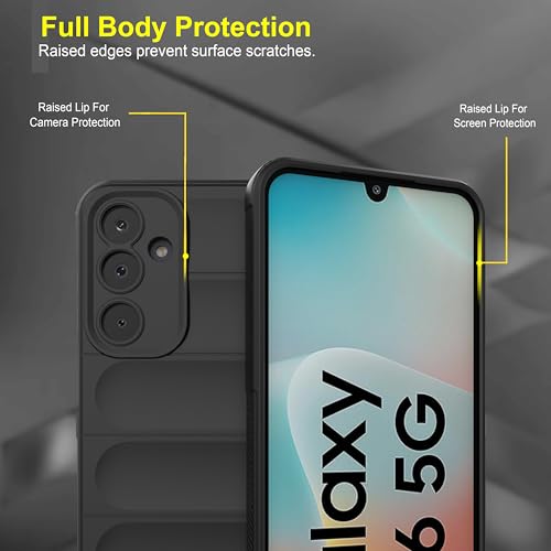 Image of amazon basics Back Case Cover for Samsung Galaxy M16 5G | Compatible for Samsung Galaxy M16 5G Back Case Cover | Liquid Silicon Magic Case with Camera Protection | Black