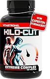 Kilo-Cut Vitastrong Vegan, Starker Diät-Supplement mit Glucomannan, Garcinia, L-Carnitin, Matcha-Pulver, Cholin, Feigenkaktus und Chrom, Gluten-Frei Starkes Supplement, Neue Keto-Lösung der Generation