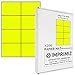 Produktbild 200 Selbstklebende Etiketten neongelb von 105 x 74 mm - 8 Etiketten/Blatt - 25 Blatt A4 / Papier matt - Farbe - Für Inkjet/Laser/Kopier Drucker - Etiketten farbig