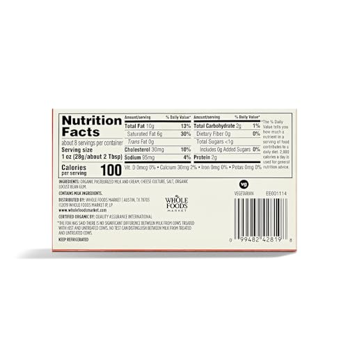 365 By Whole Foods Market 0099482428198 Organic Cream Cheese Bar thumb #1