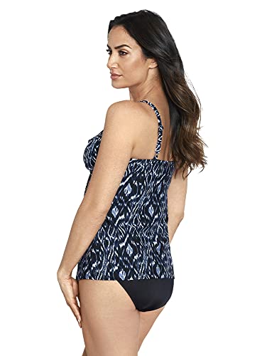 Miraclesuit Women's Plus Size Swimwear Palatium Love Knot Tummy Control Underwire Tankini Top3