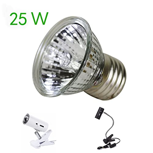 4-Pack 25W UVA+UVB Bulbs | Heat and Light for Reptiles and Amphibian Tanks, Terrariums and Cages | Works with Various… - Image 5