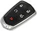 Dorman 92049 Keyless Entry Transmitter Cover Compatible with Select Cadillac Models, Black