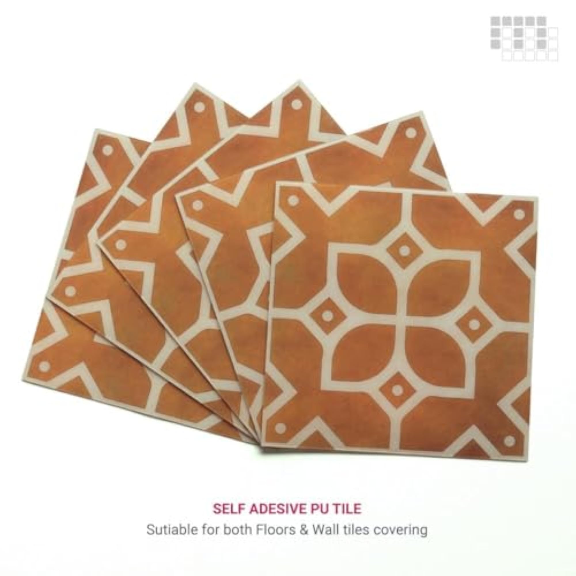 PU Tile Stickers for Kitchen & Bathroom