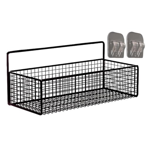 Étagère murale adhésive sans perçage, support de rangement mural, matériau robuste, organiseur polyvalent pour salle de bain et cuisine, 30,99 x 9,98 x...