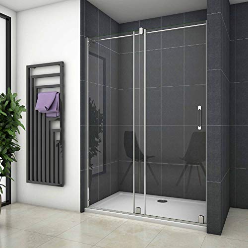 Mamparas de Ducha Corredera Elegante 8mm Antical 120x195cm