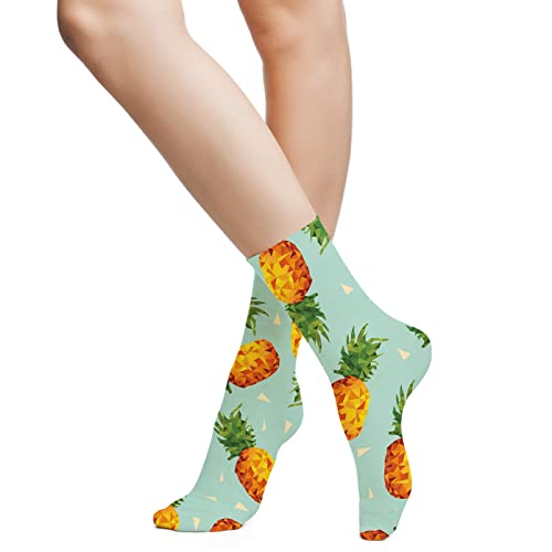 Fashion Compression Socks,Performance Polyester Cushioned Athletic Crew Socks for Running,Athletic, -12 inch