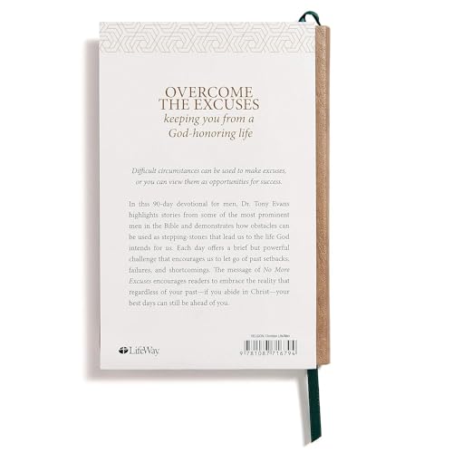 Image of No More Excuses: A 90-Day Devotional for Men