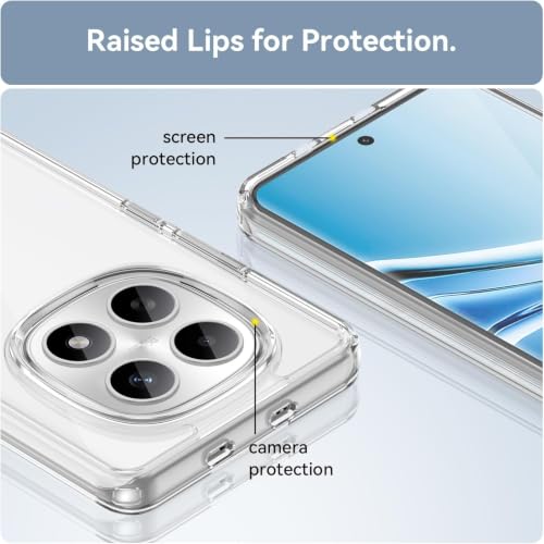 Image of REALCASE Silicone Back Cover Case, Scratch Resistant Protective Crystal Clear Transparent Shock Proof Back Cover Case for Mi Redmi Note 15 5G / Poco M8 5G