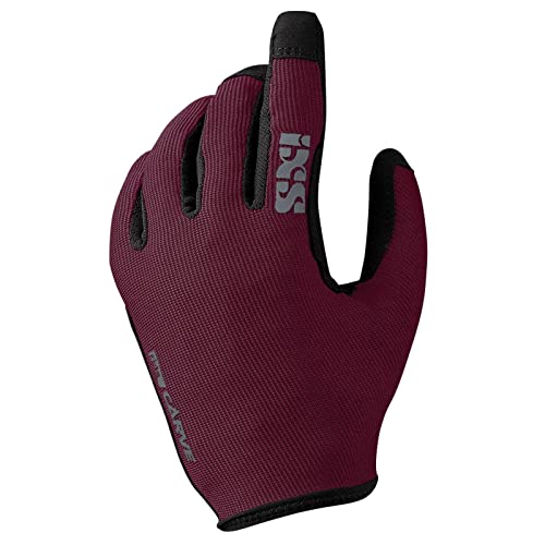 IXS Carve Gloves Lila, Fingerhandschuh, Größe M - Farbe Raisin Cover