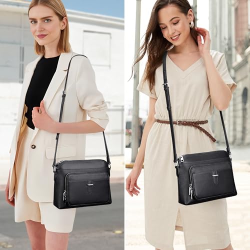 Over Earth Genuine Leather Crossbody Bags for Women Small Ladies Handbags and Purses with Card Slots2
