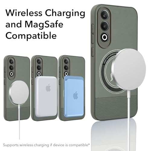 Image of Jkobi PU Leather Finish Back Cover Case for Oneplus Nord CE 4 (Professional Minimalist Texture | MagSafe Compatile | Camera Protection | Sleek Sober Formal)