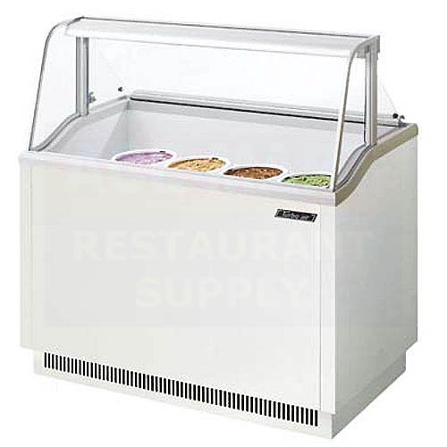 Turbo Air Ice Cream Dipping Cabinet, 47in W : Turbo Air TIDC-47W Dipping Cabinet, 47in W - White