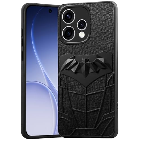 Image of Amazon Brand - Solimo Back Cover for Oppo Reno 15 5G | 3D Silicon with Cloth | Shockproof | Stylish Bumper Case (Black)