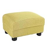 DURABILITY: Solid wood legs with anti- skidding feet-pad prevent sliding while protecting your floors from scuffs and scratches