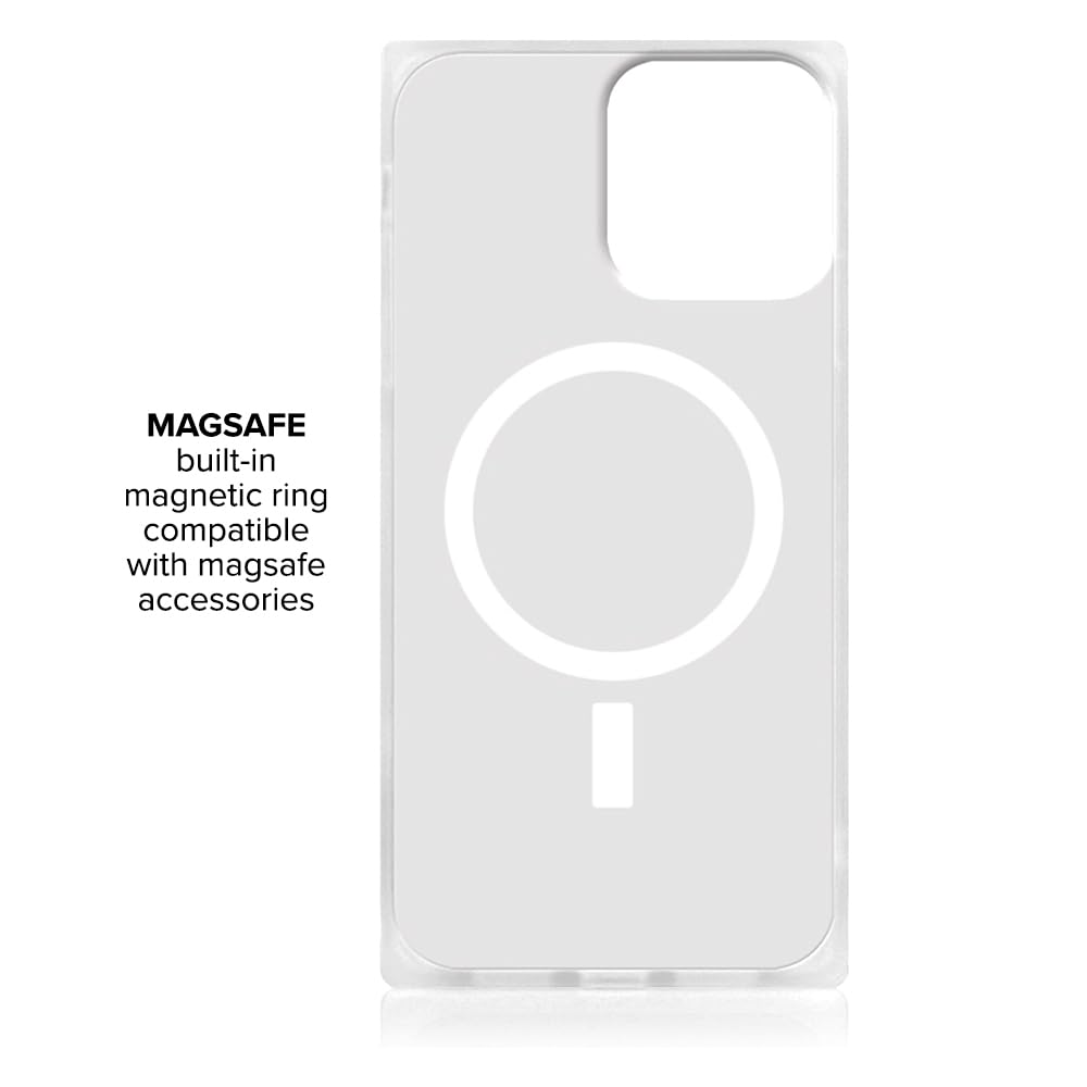 Flaunt Official Square Protective Case - Compatible with iPhone 13 Pro - Compatible with MagSafe & Wireless Charging - Drop-Tested & Shockproof - (Tortoise Shell)