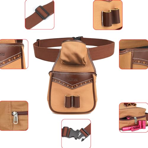 Leather Pouch Tourbon Gun Case TOURBON Leather Ammo Holder Bag