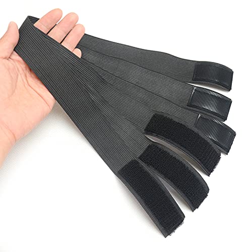 Luwigs 3pcs Adjustable Elastic Band for Wig Edges,Wig Edge Laying Elastic Band for Baby Hair Wig Accessories,Elastic Headband For Closure Frontal Wigs Lay Down (3pcs, 3cm Width,58cm Length)