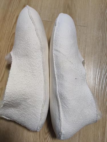 Genuine Sheepskin Women Slippers, 100% Shearling Soft Bottom Socks for Women Indoor Warm Fuzzy Wool Slippers4