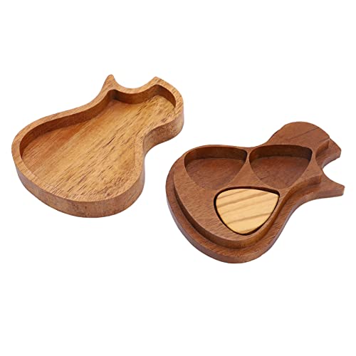 Socobeta Ensemble de Porte-médiators pour Guitare, étui pour médiators en Bois d’olivier Naturel pour Le Stockage - Les Beatles, Paul McCartney, John Lennon, RIngo Starr, George Harrison Socobeta Ensemble de Porte-médiators pour Guitare, étui pour médiators en Bois d'olivier Naturel pour Le Stockage – Image 4