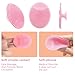 MCIGICM 20PCS Face Scrubber,Silicone Facial Cleansing Brush Face Exfoliator Pads Face Scrub Brush for Skin Facial Scrubber Facial Cleanser Brush